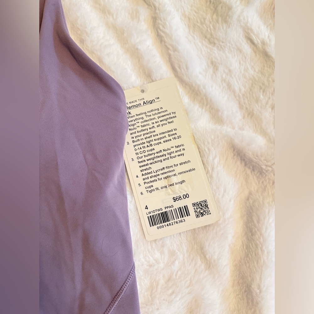 Brand New Lululemon Align Tank - Picture 5 of 6